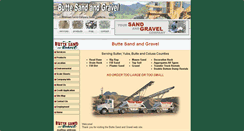 Desktop Screenshot of buttesand.com